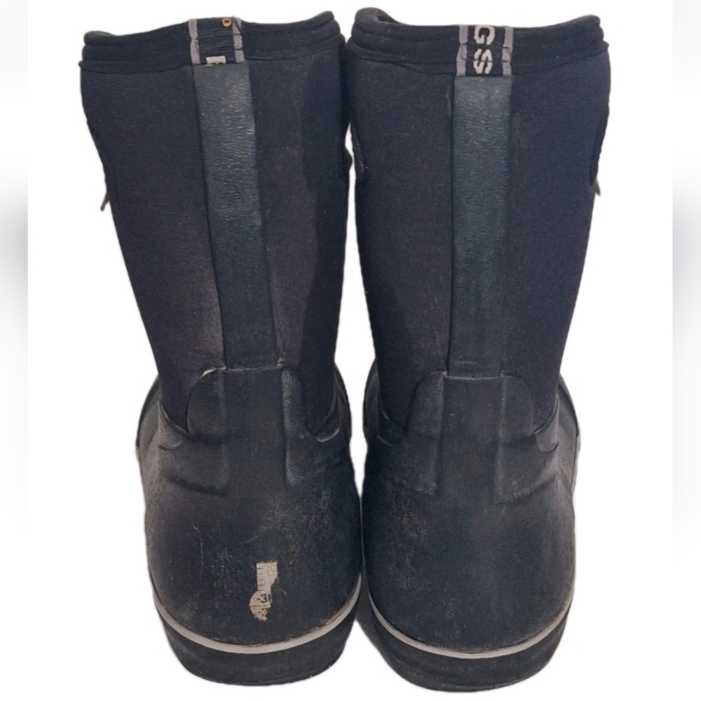 Bogs Bloom Solid Black Kids Insulated Waterproof Boots Size 5.5 No Tags **READ** - Picture 4 of 12